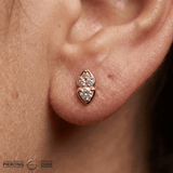 Venera – 14K Gold Threadless/Threaded End - piercing - zone.com