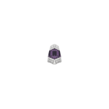 Vera – Amethyst – 14K Gold Threadless End - piercing - zone.com