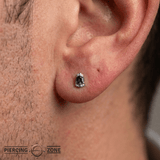 Vera – London Blue Topaz – 14K Gold Threadless End - piercing - zone.com