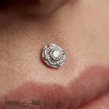 Veronika – 14K Gold Threadless/Threaded End - piercing - zone.com
