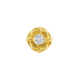 Veronika – 14K Gold Threadless/Threaded End