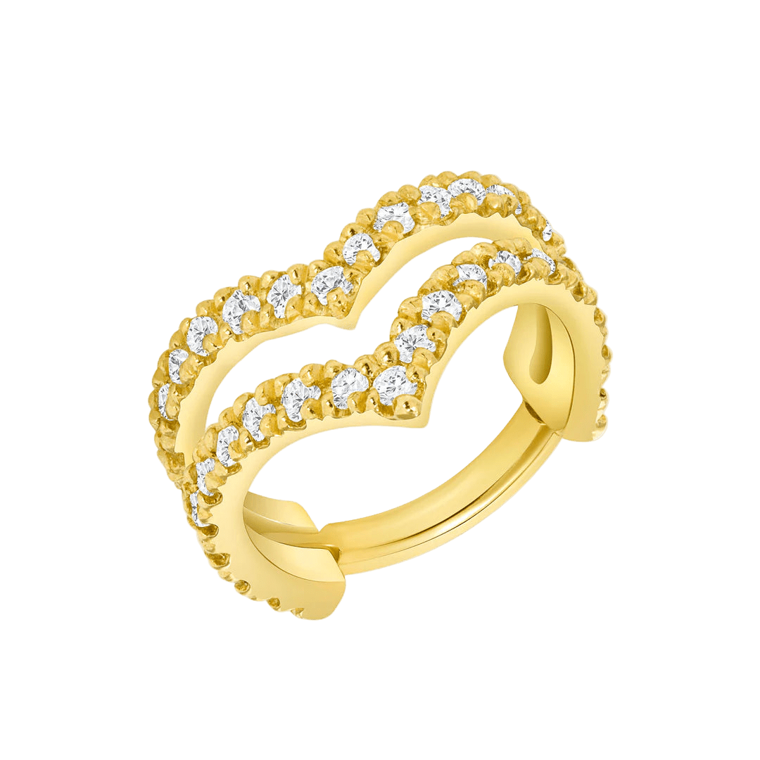 Vianna Clicker – 14K & 18K Gold - piercing - zone.com