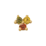 Vida – 14K Gold “Natural Mystic” Threadless End - piercing - zone.com