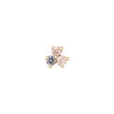 Vida – 14K Gold “Trans Pride” Threadless End - piercing - zone.com
