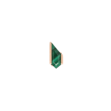 Vinyl – Malachite – 14K Gold Threadless End - piercing - zone.com