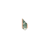 Vinyl – Moss Agate – 14K Gold Threadless End - piercing - zone.com