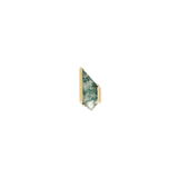 Vinyl – Moss Agate – 14K Gold Threadless End - piercing - zone.com