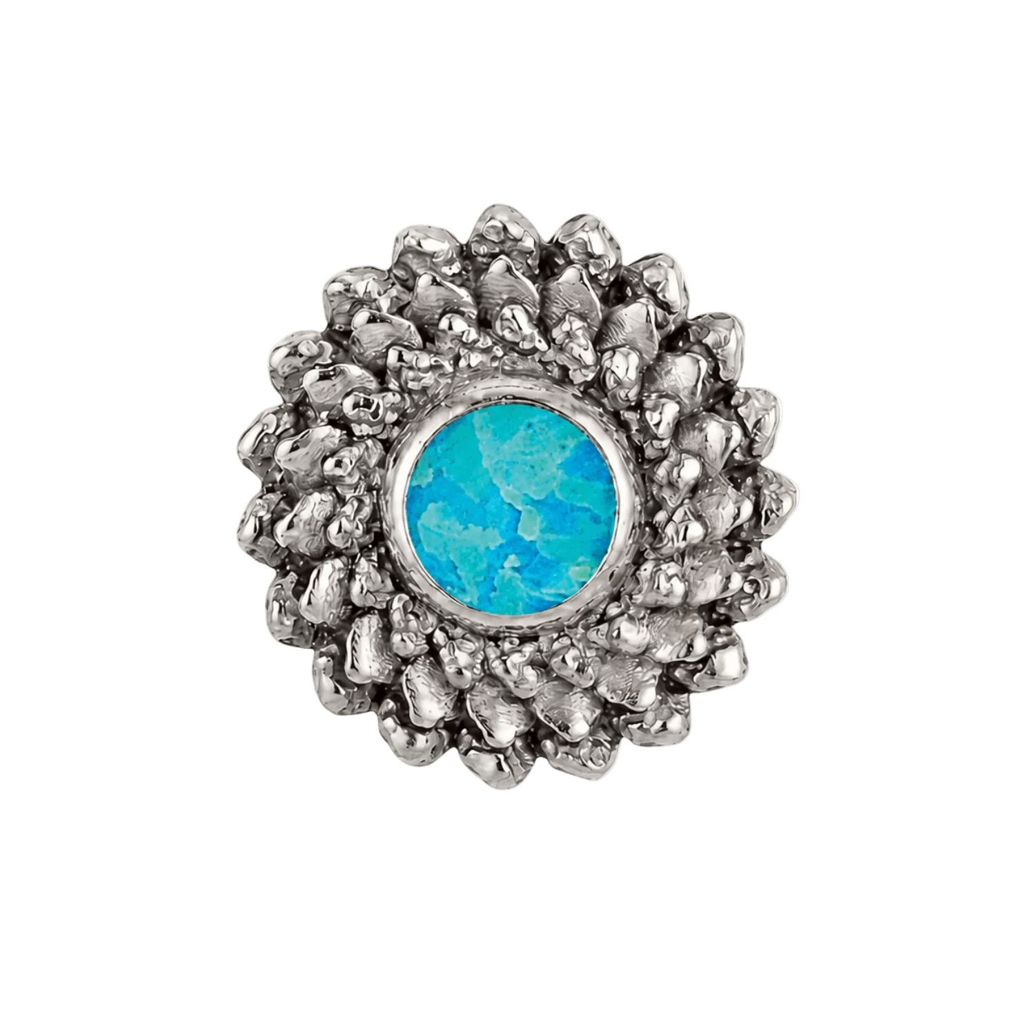 Vortex - 14K Gold Stone Threadless/Threaded End - piercing-zone.com
