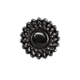 Vortex - 14K Gold Stone Threadless/Threaded End - piercing-zone.com