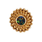 Vortex - 14K Gold Stone Threadless/Threaded End - piercing-zone.com