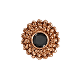 Vortex - 14K Gold Stone Threadless/Threaded End - piercing-zone.com