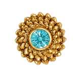 Vortex - 14K Gold Stone Threadless/Threaded End - piercing-zone.com