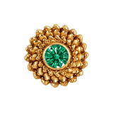 Vortex - 14K Gold Stone Threadless/Threaded End - piercing-zone.com