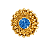 Vortex - 14K Gold Stone Threadless/Threaded End - piercing-zone.com