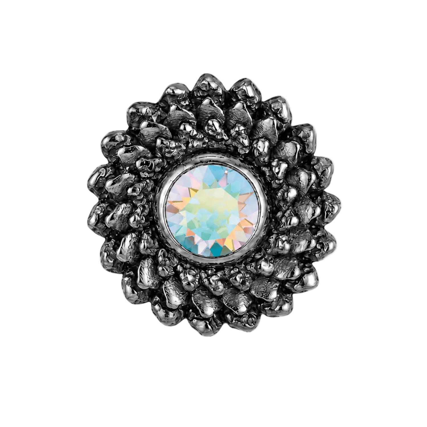 Vortex - 14K Gold Stone Threadless/Threaded End - piercing-zone.com