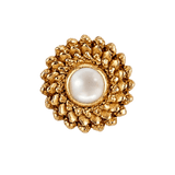 Vortex - 14K Gold Stone Threadless/Threaded End - piercing-zone.com