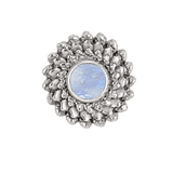 Vortex - 14K Gold Stone Threadless/Threaded End - piercing-zone.com