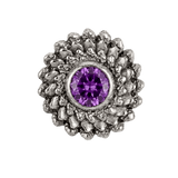 Vortex - 14K Gold Stone Threadless/Threaded End - piercing-zone.com