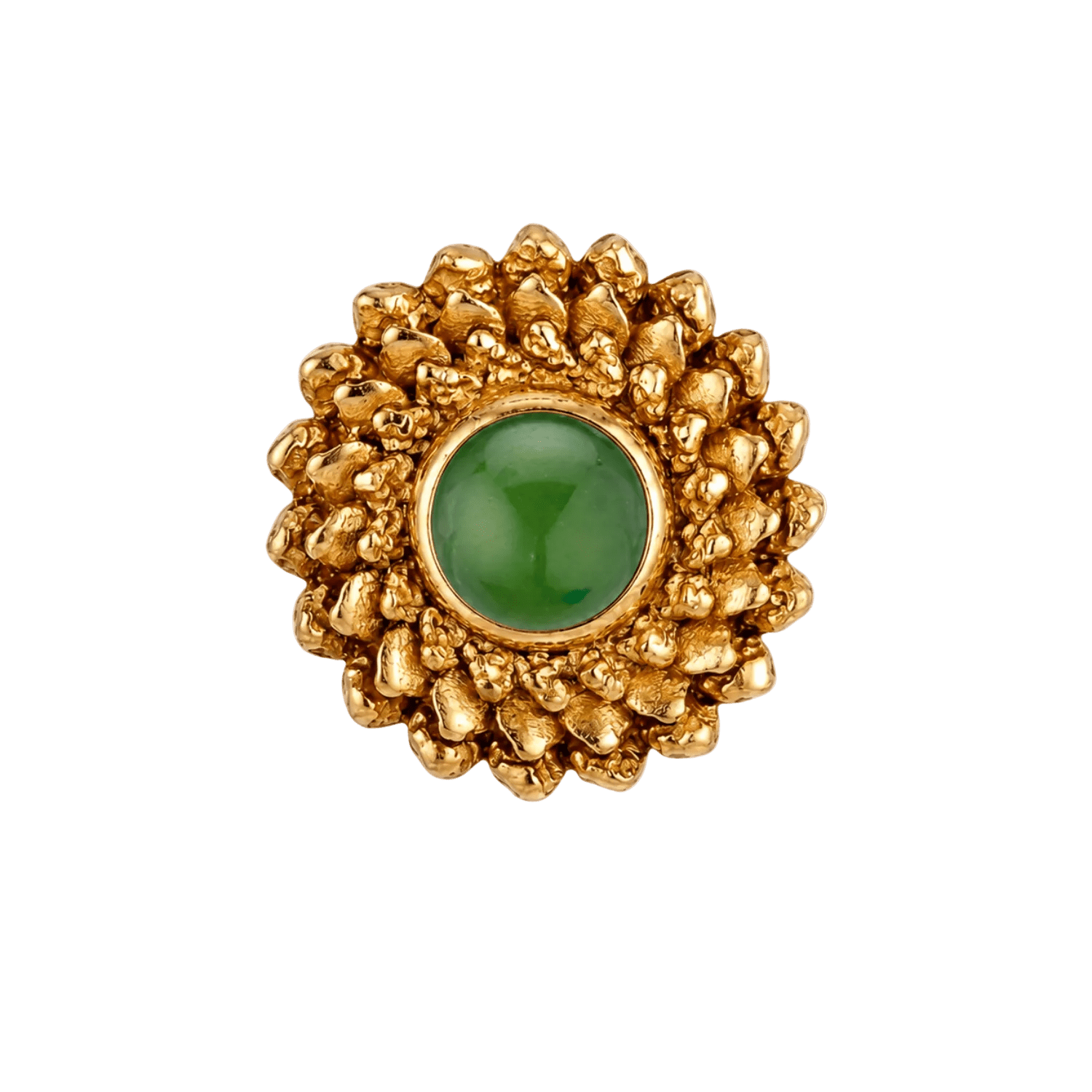 Vortex - 14K Gold Stone Threadless/Threaded End - piercing-zone.com