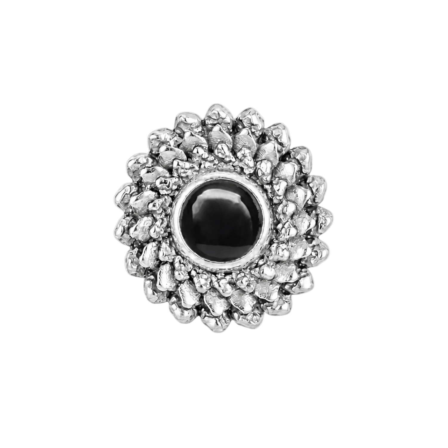 Vortex - 14K Gold Stone Threadless/Threaded End - piercing-zone.com