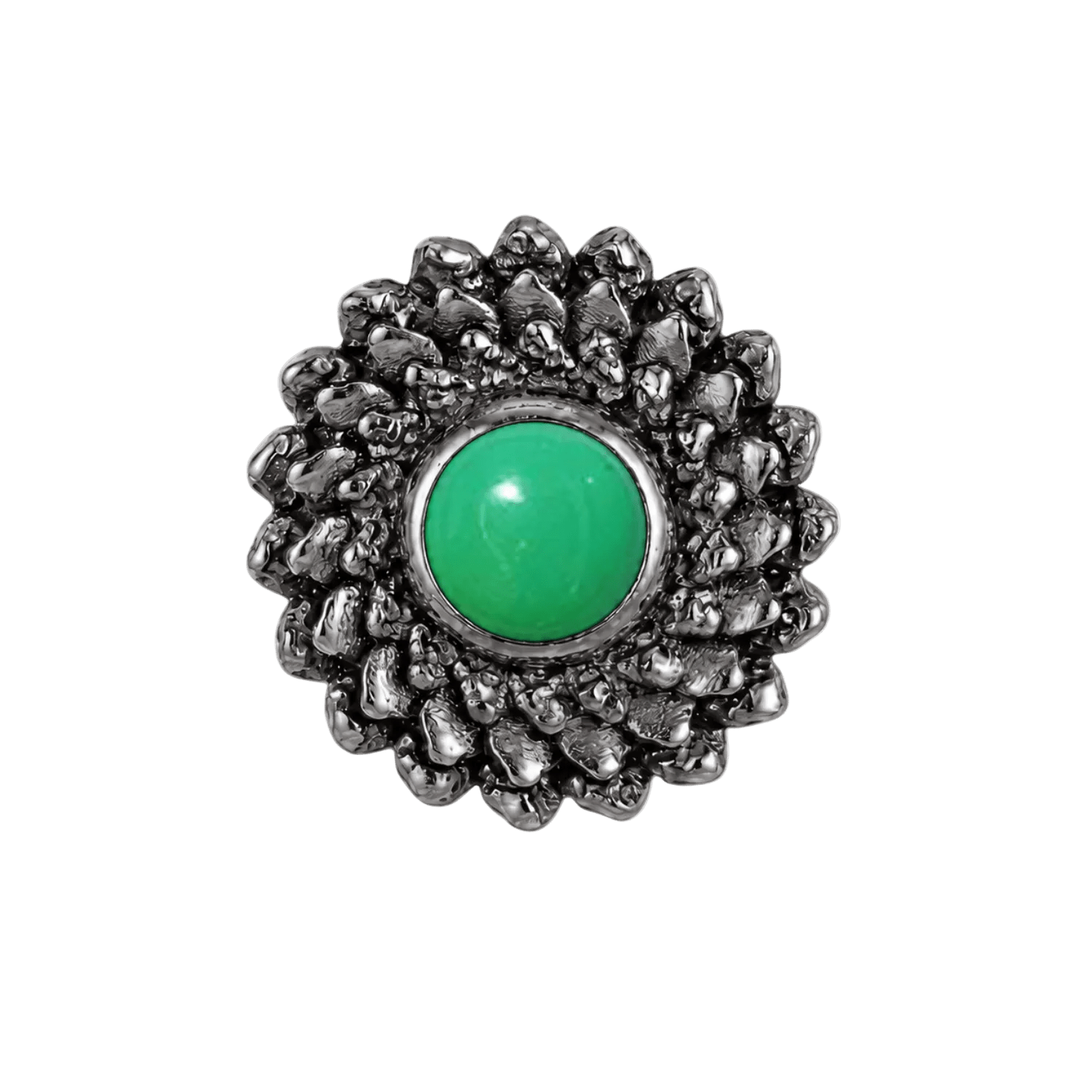 Vortex - 14K Gold Stone Threadless/Threaded End - piercing-zone.com