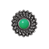 Vortex - 14K Gold Stone Threadless/Threaded End - piercing-zone.com