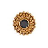 Vortex - 14K Gold Stone Threadless/Threaded End - piercing-zone.com