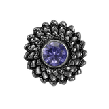 Vortex - 14K Gold Stone Threadless/Threaded End - piercing-zone.com