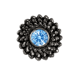 Vortex - 14K Gold Stone Threadless/Threaded End - piercing-zone.com