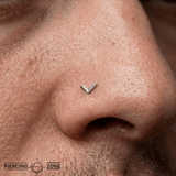 Vortex – Dual - Finish Arrow – 14K Gold Threadless End - piercing - zone.com