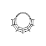 Web Seamless Ring – 14K Gold Halloween Piercing - piercing - zone.com