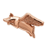 When Pigs Fly – 14K Gold Threadless/Threaded End - piercing - zone.com