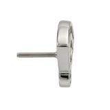 Wi - Fi Symbol – 14K Gold Threadless/Threaded End - piercing - zone.com