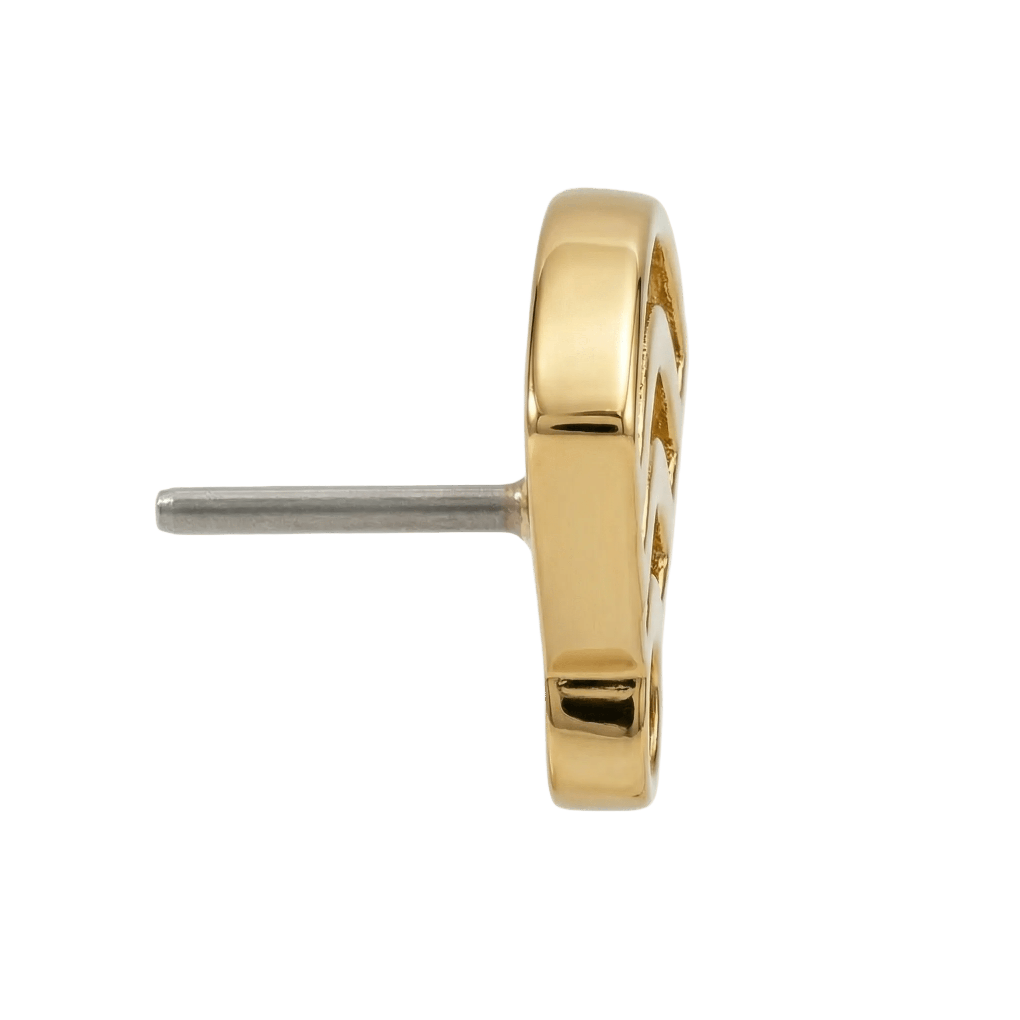 Wi - Fi Symbol – 14K Gold Threadless/Threaded End - piercing - zone.com