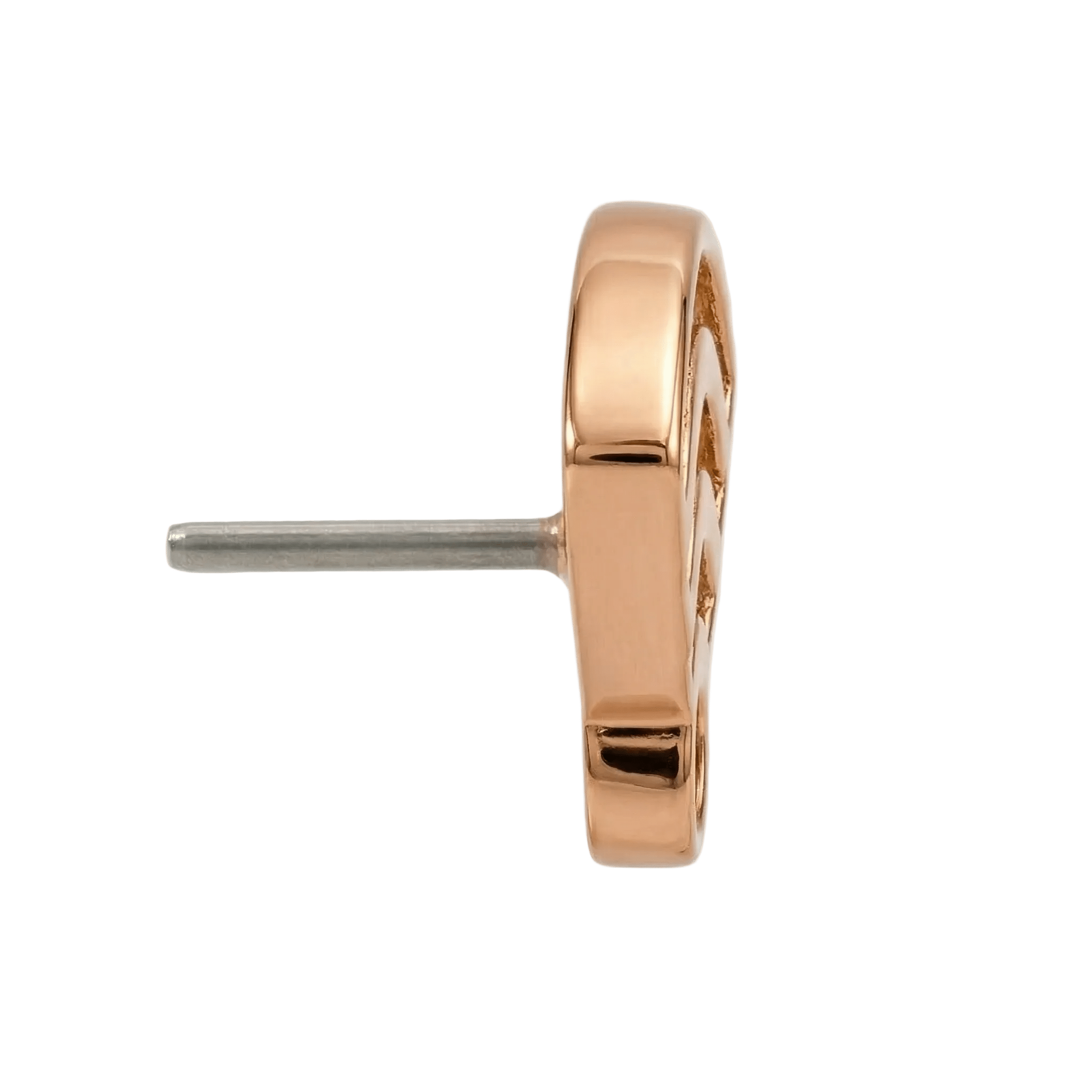 Wi - Fi Symbol – 14K Gold Threadless/Threaded End - piercing - zone.com