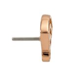 Wi - Fi Symbol – 14K Gold Threadless/Threaded End - piercing - zone.com