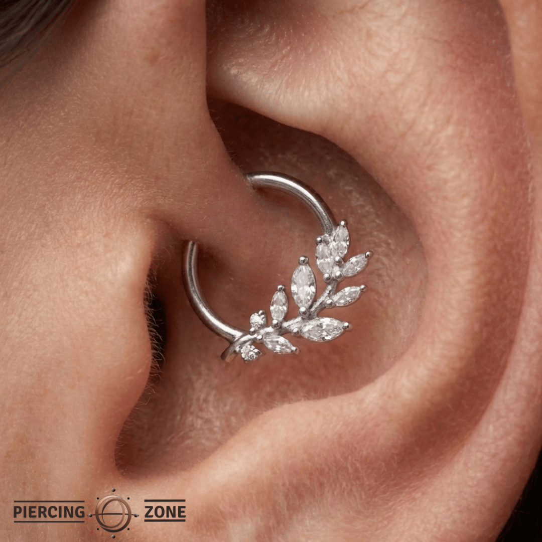 Wild Soul – CZ Marquise – 14K Gold Clicker - piercing - zone.com