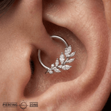 Wild Soul – CZ Marquise – 14K Gold Clicker - piercing - zone.com