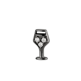 Wine Glass – 14K Gold Threadless/Threaded End