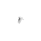 Wisdom Pin - 14K Gold Tooth Threadless End - piercing - zone.com