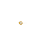 Xiphos - 18K Gold Gem Threadless/Threaded End - piercing-zone.com
