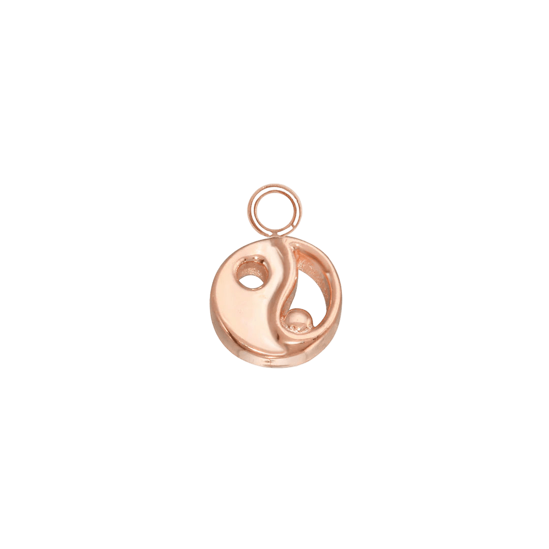 Yin & Yang – 14K & 18K Gold Charm - piercing - zone.com