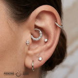 Zard Clicker – 14K & 18K Gold - piercing - zone.com
