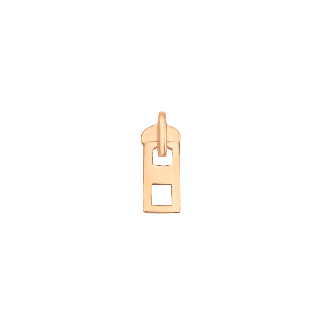 Zipper – 14K Gold Threadless & Threaded End - piercing - zone.com