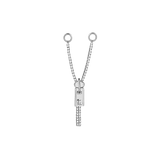 Zipper Style Chain – 14K Gold Piercing Chain - piercing - zone.com