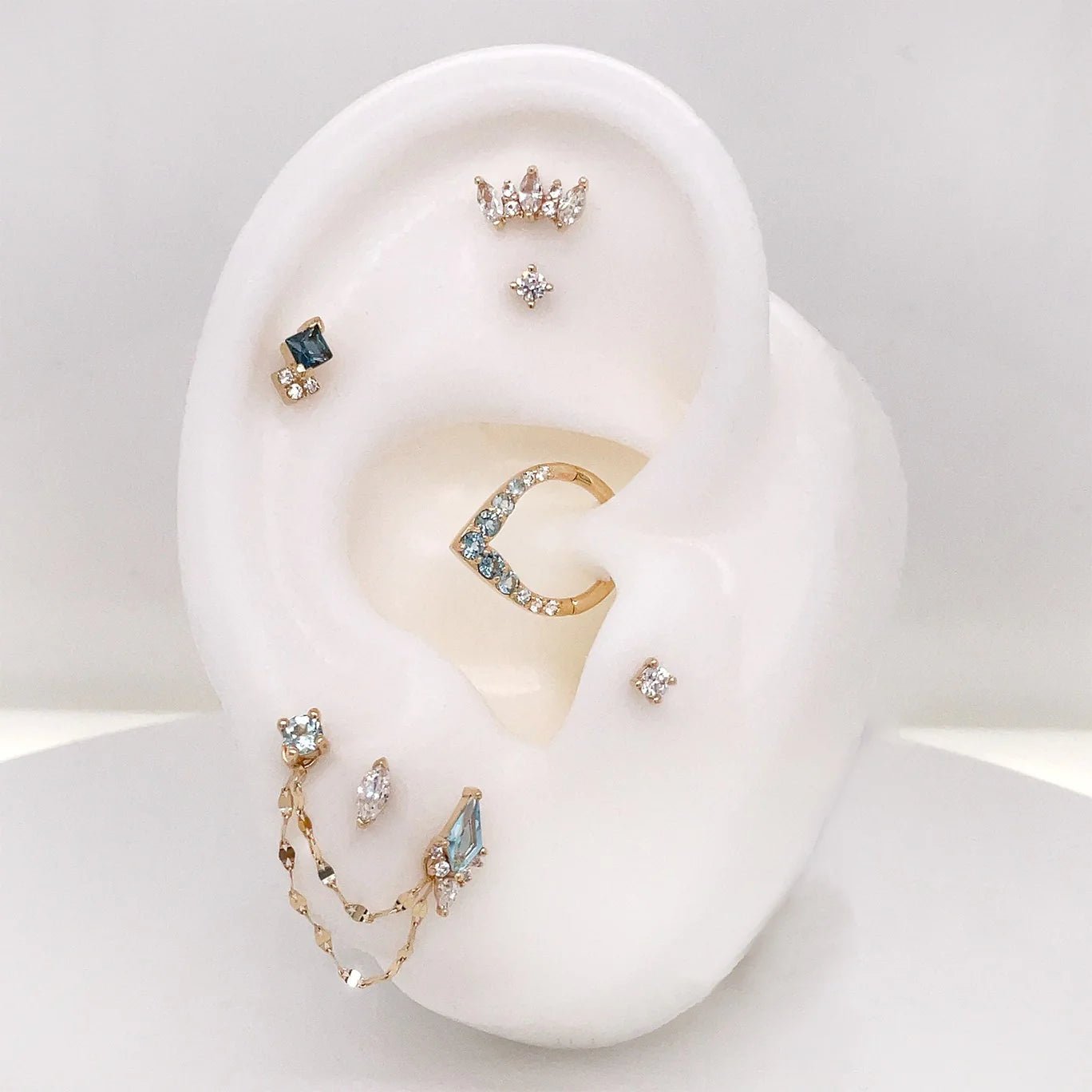 ZURI MARQUISE GENUINE DIAMOND - THREADLESS END piercing-zone.com