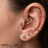Zuri – Smoky Quartz Marquise – 14K Gold Threadless End - piercing - zone.com