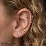 Zuri – Swarovski CZ Marquise – 14K Gold Seamless Ring - piercing - zone.com