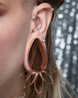 Zuri Threadless End with CZ - 14K Gold Gem Threadless End - piercing - zone.com