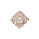 Grace – CZ – 14K Gold Threadless End